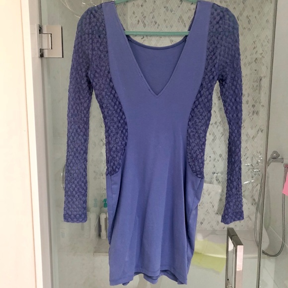 Motel Rocks Periwinkle Body-Con Dress - Picture 5 of 6